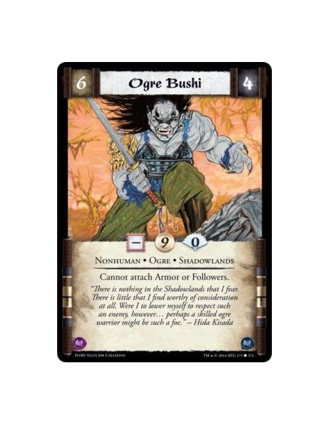 Ogre Bushi  - Shadowlands • Nonhuman • Ogre • BushiCannot attach Armor or Followers.