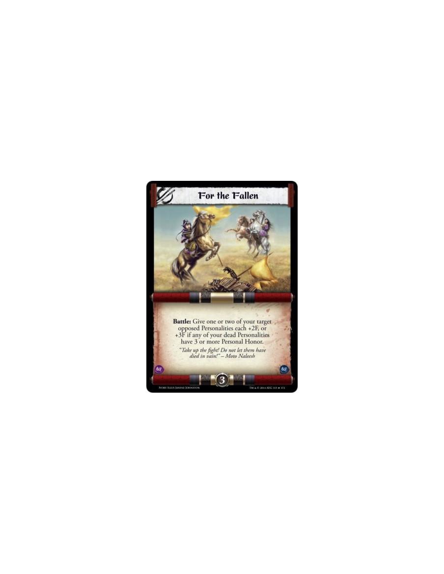 For the Fallen  -                                              Battle: Give one or two of your target opposed Personalities each