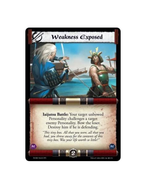 Weakness Exposed  - Iaijutsu