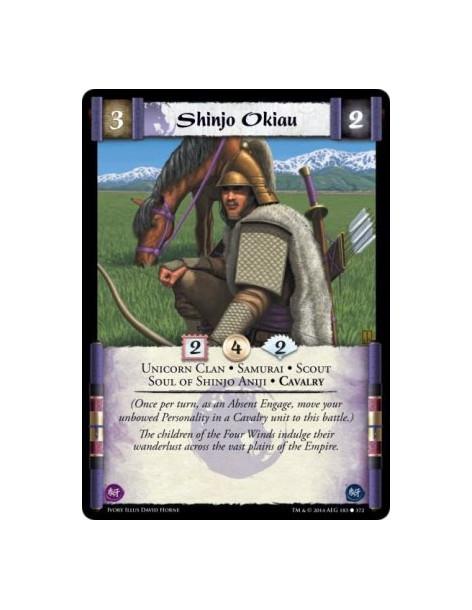 Shinjo Okiau  - Unicorn Clan • Samurai • Scout • Soul of Shinjo Aniji • Cavalry(Once per turn, as an Absent Engage, move your un
