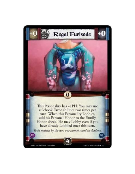 Regal Furisode  -                       This Personality has +1PH. You may use rulebook Favor abilities two times per turn. When