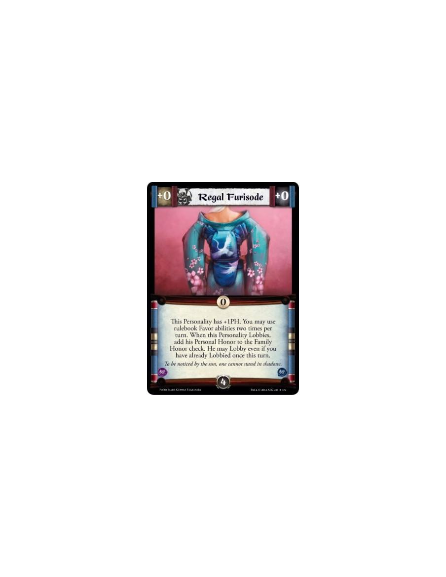 Regal Furisode  -                       This Personality has +1PH. You may use rulebook Favor abilities two times per turn. When