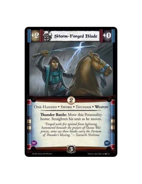 Storm-Forged Blade  - One-Handed • Sword • Thunder • Weapon                      Thunder Battle: Move this Personality home. Str