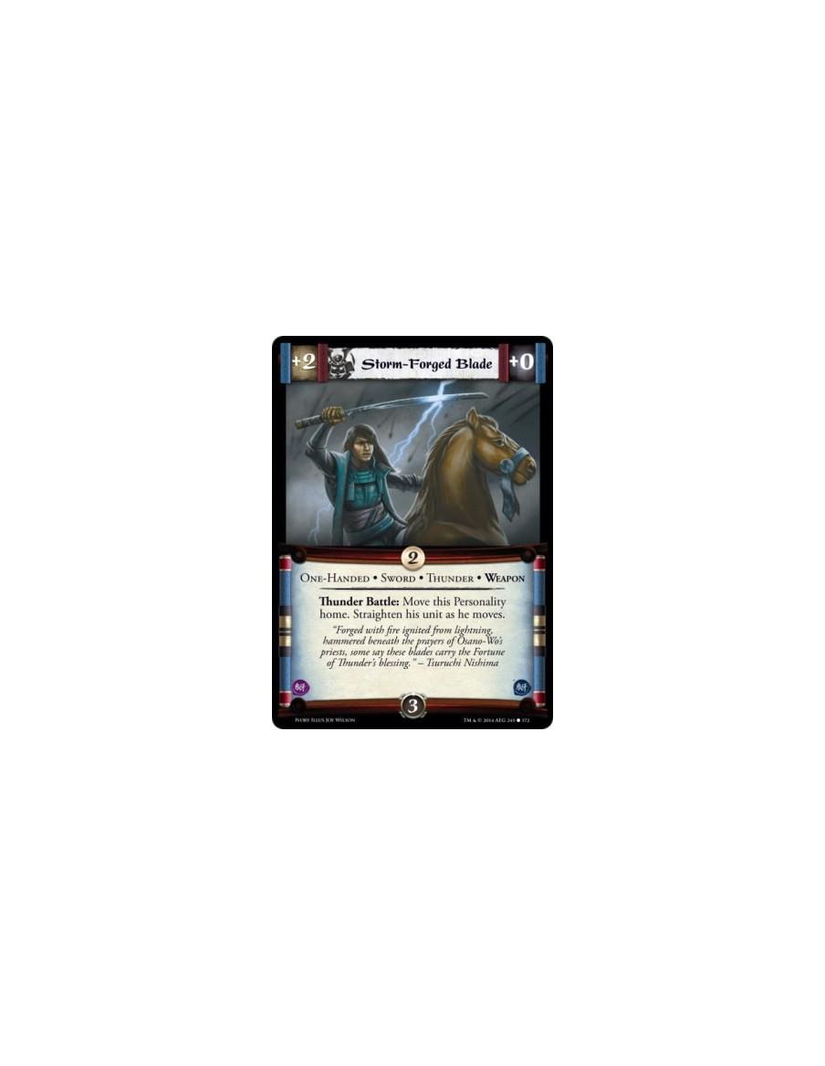 Storm-Forged Blade  - One-Handed • Sword • Thunder • Weapon                      Thunder Battle: Move this Personality home. Str