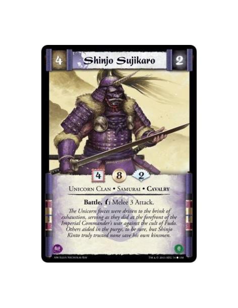 Shinjo Sujikaro  - Unicorn Clan • Samurai • Cavalry          Battle, w: Melee 3 Attack.