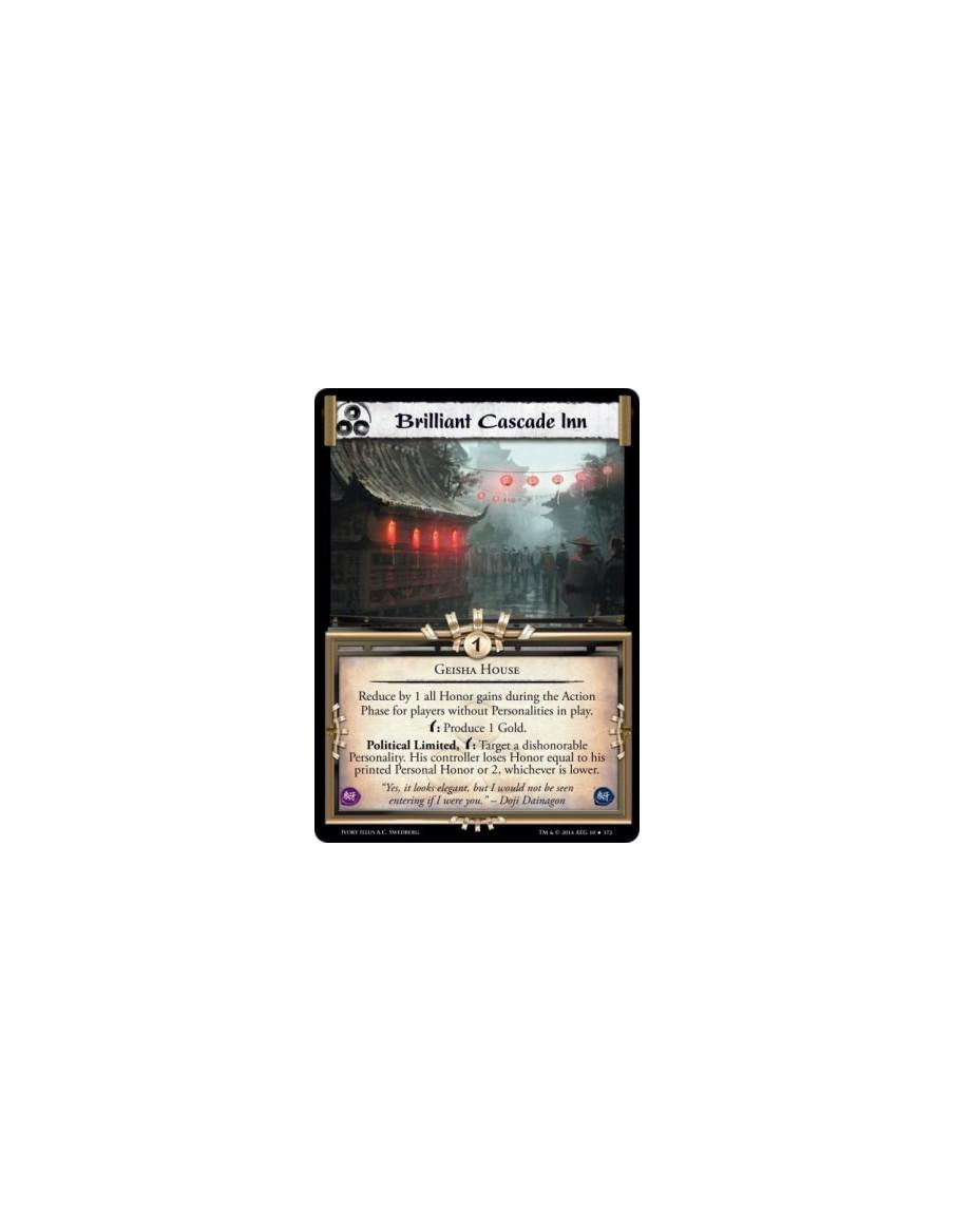 Brilliant Cascade Inn FOIL  - Geisha HouseReduce by 1 all Honor gains during the Action Phase for players without Personalities 