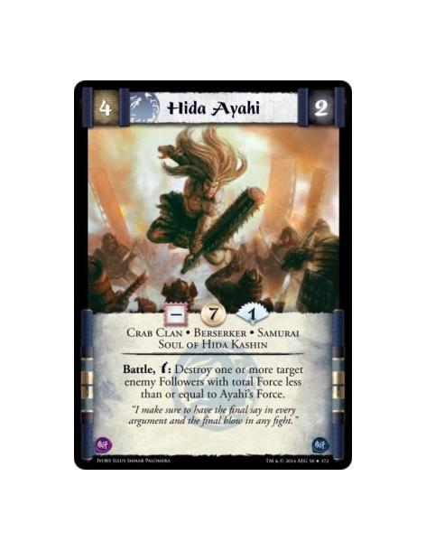Hida Ayahi FOIL  - Crab Clan • Berserker • Samurai • Soul of Hida Kashin
