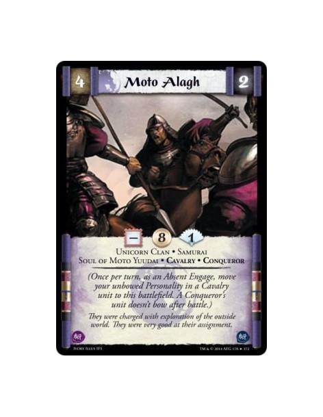 Moto Alagh FOIL  - Unicorn Clan • Samurai • Soul of Moto Yuudai • Cavalry • Conqueror(Once per turn, as an Absent Engage, move y