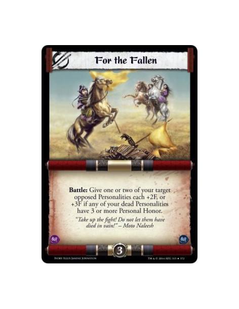 For the Fallen FOIL  -                                              Battle: Give one or two of your target opposed Personalities
