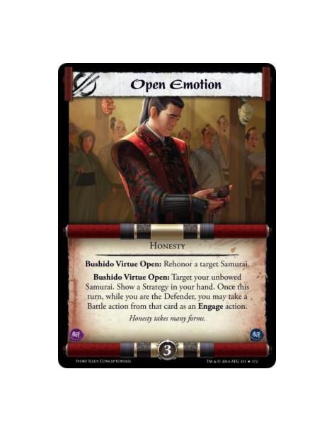 Open Emotion FOIL  - Bushido Virtue • Honesty                                                  
