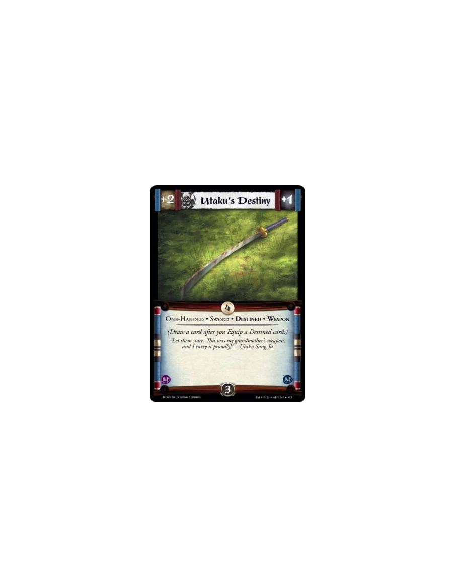 Utaku's Destiny FOIL  - One-Handed • Sword • Destined • Weapon                      (Draw a card after you Equip a Destined card