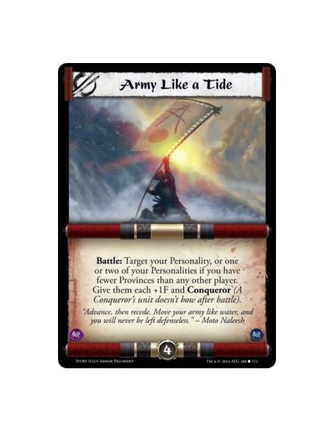 Army Like a Tide FOIL  -     Battle: Target your Personality, or one or two of your Personalities if you have fewer Provinces th