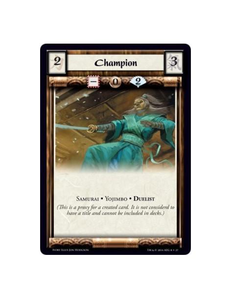 Champion  - Samurai · Yojimbo · Duelist 