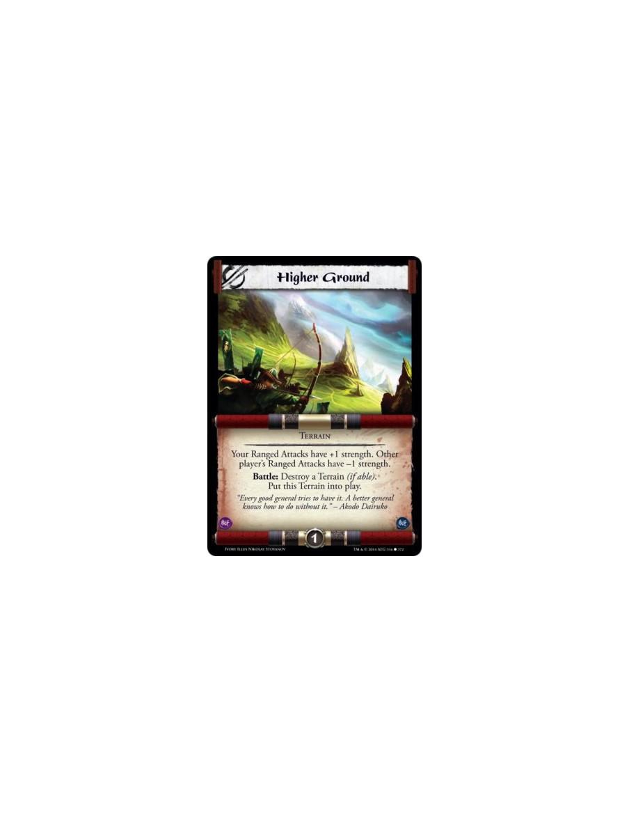 Higher Ground FOIL  - Terrain                                              Your Ranged Attacks have +1 strength. Other player's 
