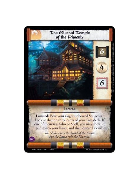 The Eternal Temple of the Phoenix FOIL ( Both sides)  - TempleLimited: Bow your target unbowed Shugenja. Look at the top three c