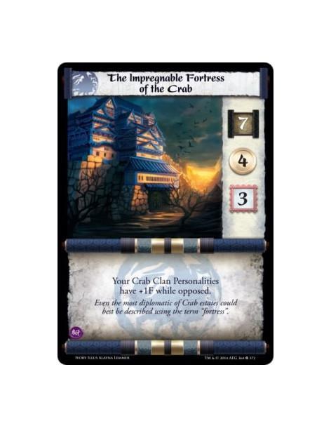 The Impregnable Fortress of the Crab FOIL ( Both sides)  -         Your Crab Clan Personalities have +1F while opposed.(This Str