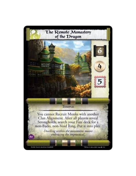 The Remote Monastery of the Dragon FOIL ( Both sides)  -         You cannot Recruit Monks with another Clan Alignment. After all
