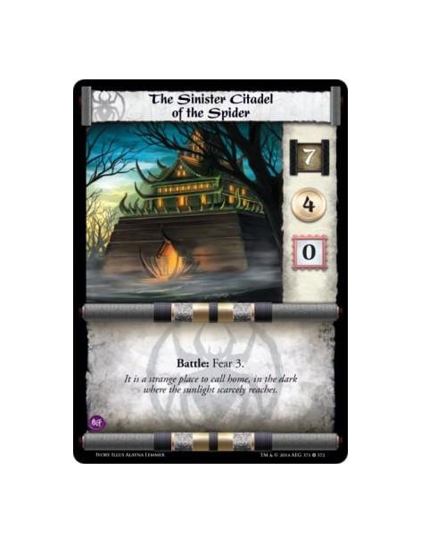 The Sinister Citadel of the Spider FOIL ( Both sides)  -             Battle: Fear 3.(This Stronghold has +1 Province Strength, i