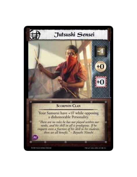 Jutsushi Sensei FOIL  - Scorpion ClanYour Samurai have +1F while opposing a dishonorable Personality.