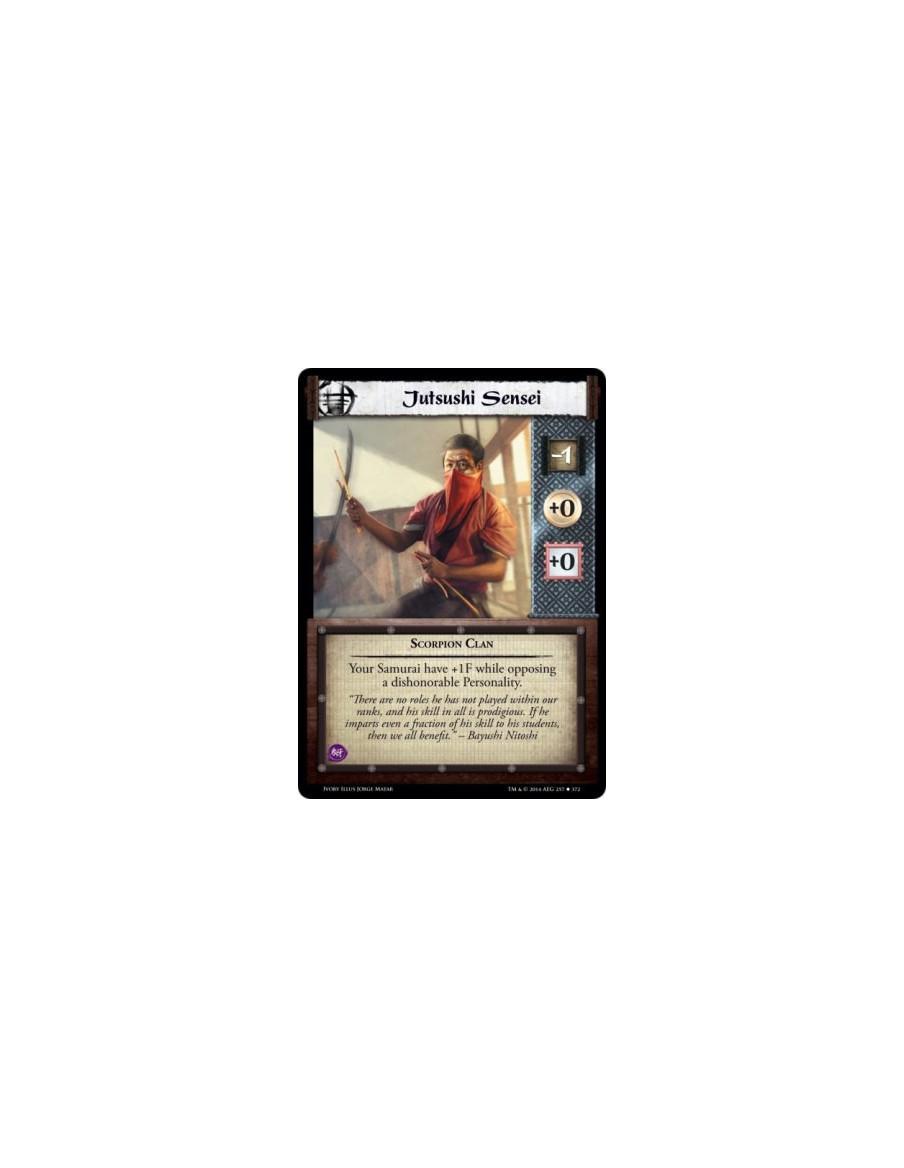 Jutsushi Sensei FOIL  - Scorpion ClanYour Samurai have +1F while opposing a dishonorable Personality.