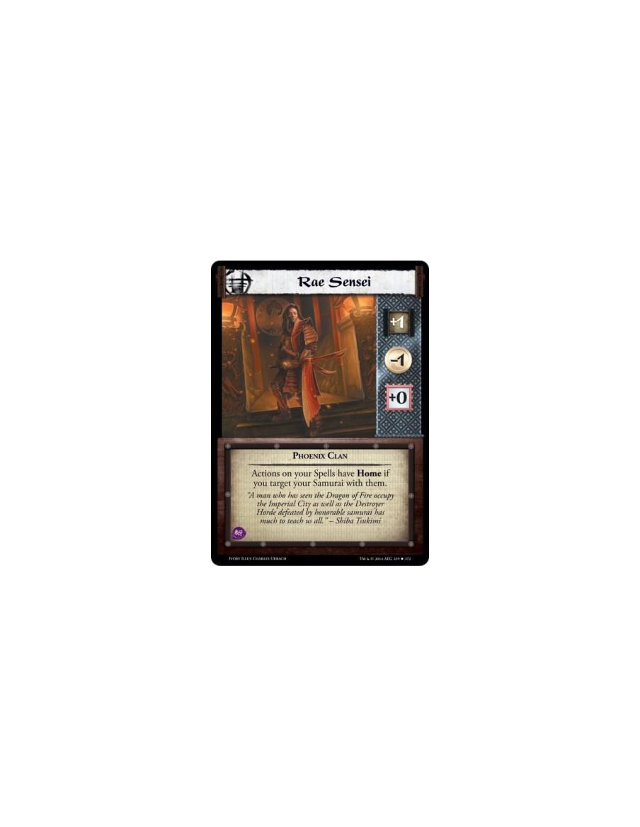Rae Sensei FOIL  - Phoenix ClanActions on your Spells have Home if you target your Samurai with them.