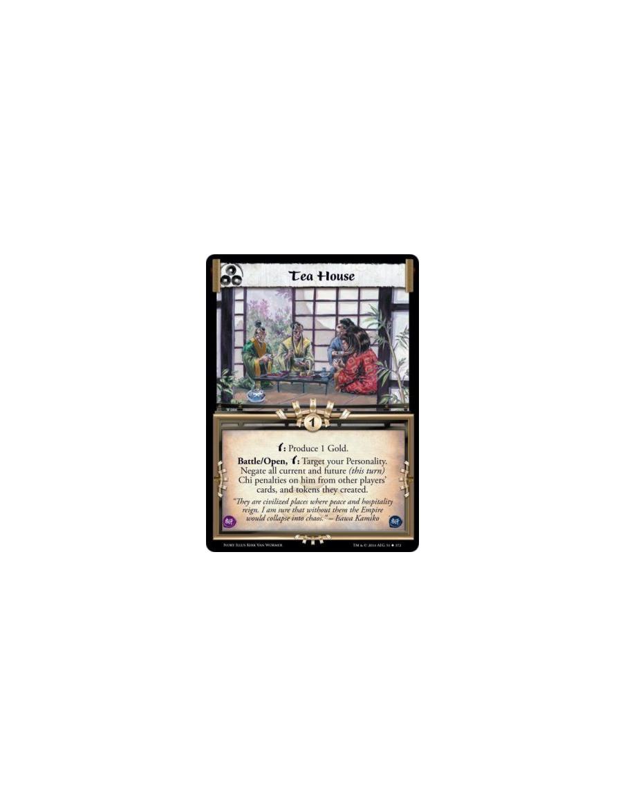 Tea House FOIL  - w: Produce 1 Gold. Battle/Open, w: Target yo