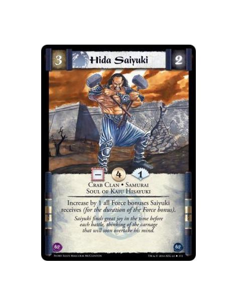 Hida Saiyuki FOIL  - Crab Clan • Samurai • Soul of Kaiu Hisayuki