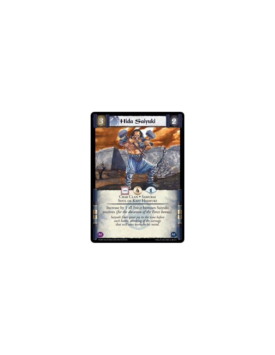Hida Saiyuki FOIL  - Crab Clan • Samurai • Soul of Kaiu Hisayuki