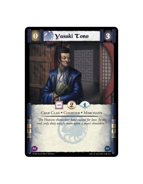 Yasuki Tono FOIL  - Crab Clan • Courtier • Merchant 