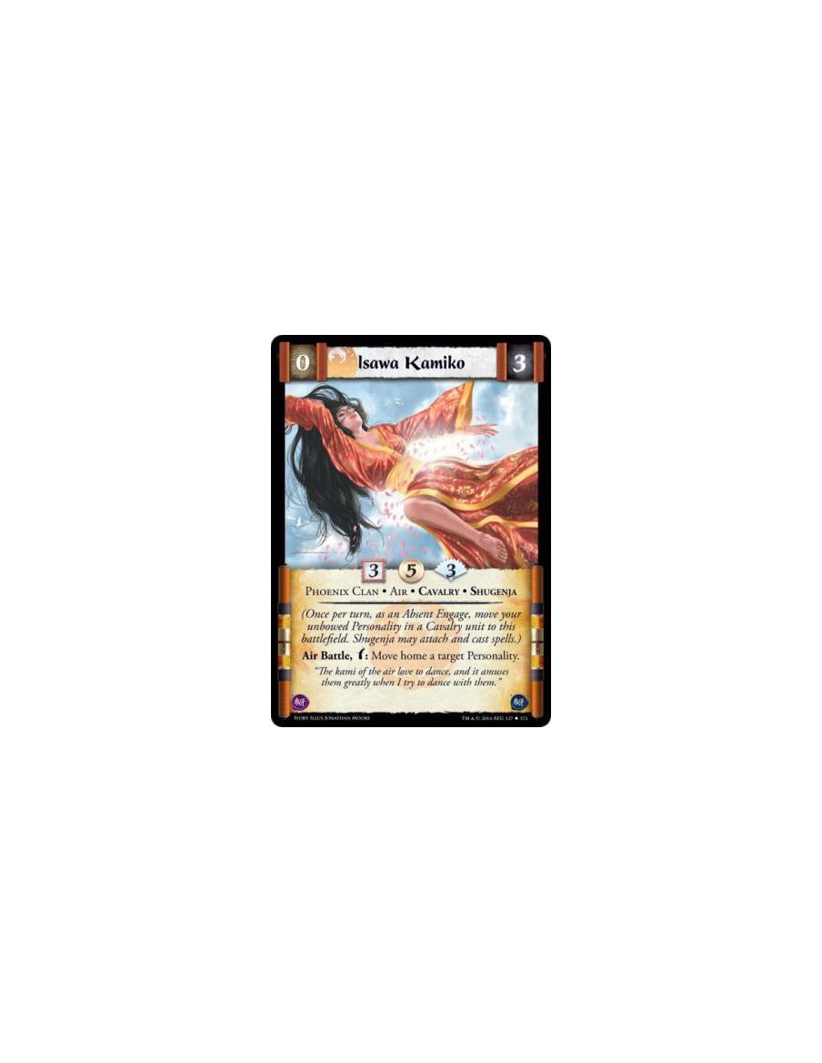 Isawa Kamiko FOIL  - Phoenix Clan • Air • Cavalry • Shugenja(Once per turn, as an Absent Engage, move your unbowed Personality i