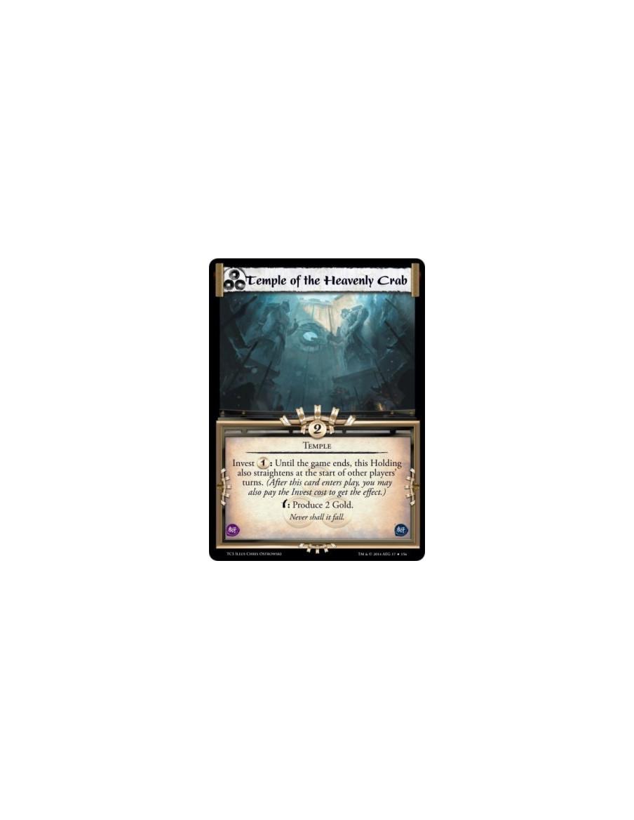Temple of the Heavenly Crab  - Temple        Invest : Until the game ends, this Holding also straightens at the start of other p