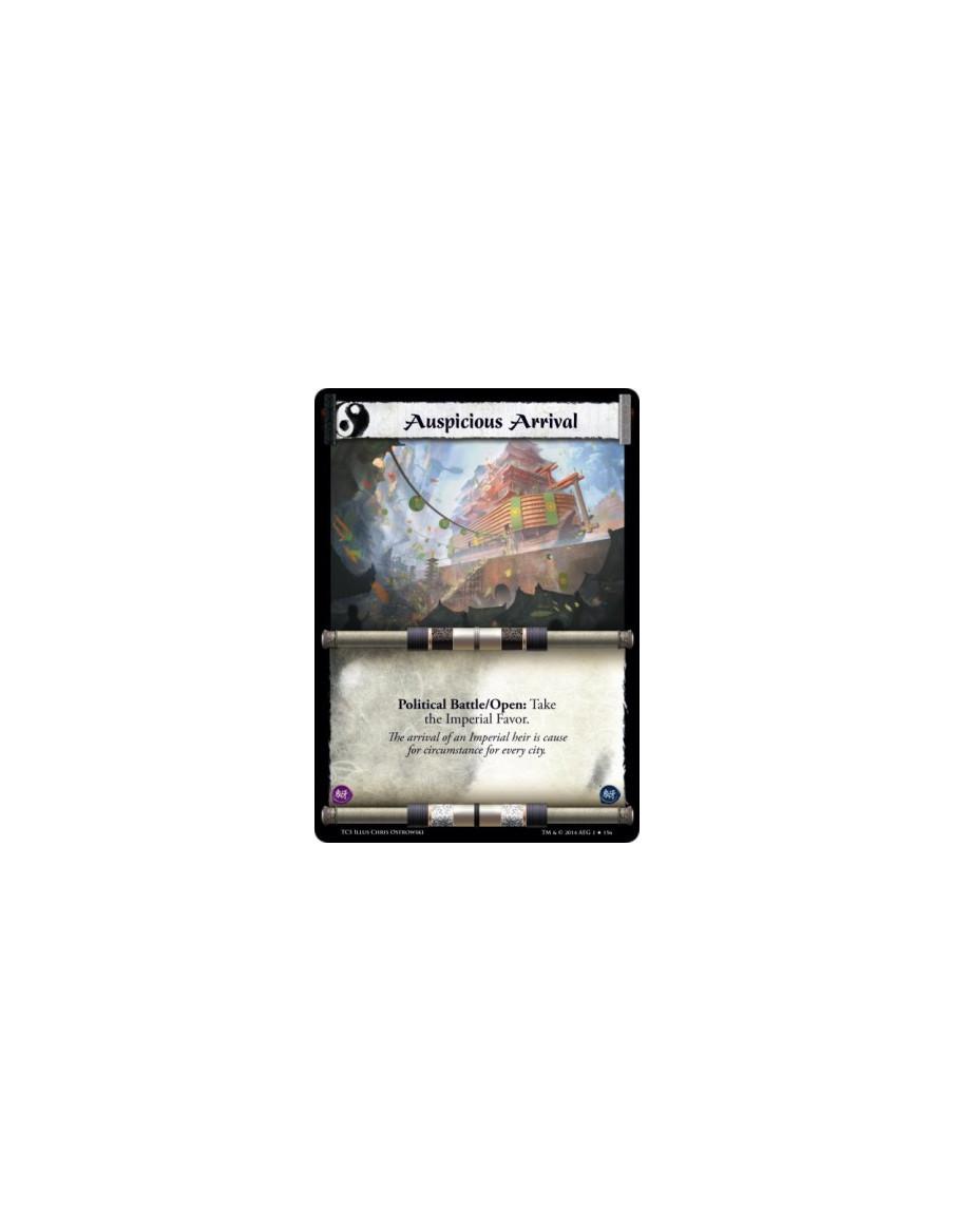 Auspicious Arrival  - Political Battle/Open: Take the Imperial Favor.
