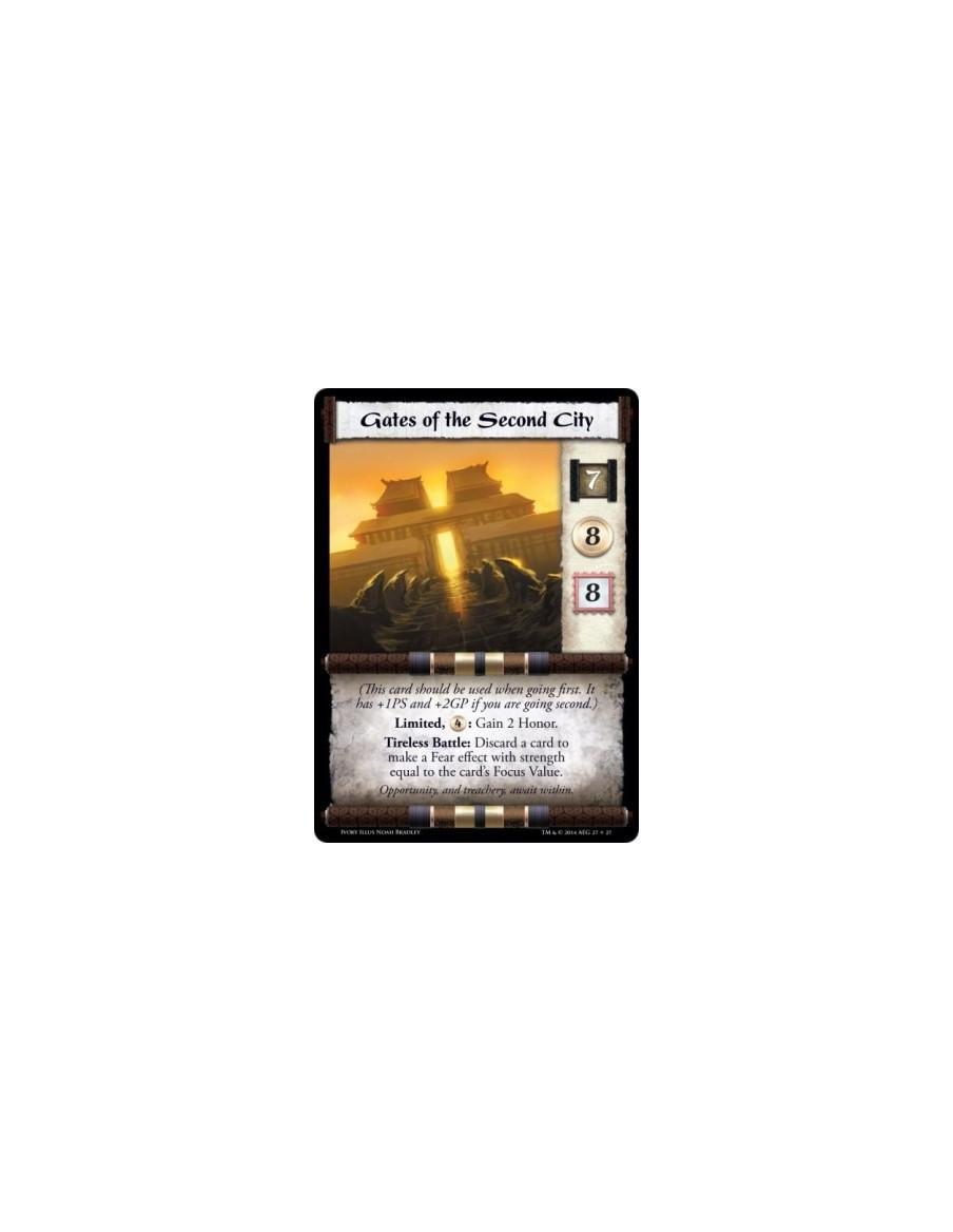 Gates of the Second City  - (This card should be used when going first. It has +1PS and +2GP if you are going second.)Limited, :