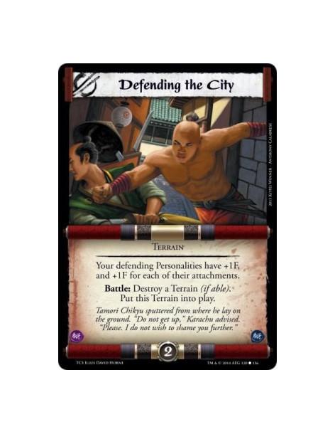 Defending the City  - TerrainYour defending Personalities have +1F, and +1F for each of their attachments.Battle: Destroy a Terr
