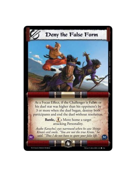 Deny the False Form  - As a Focus Effect, if the Challenger is Fallen or his duel stat was higher than his opponent's by 3 or mo