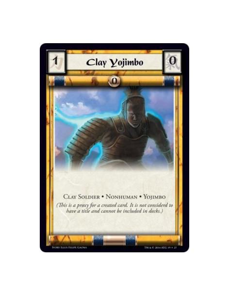 Clay Yojimbo  - Clay Soldier • Nonhuman • Yojimbo            (This is a proxy for a created card. It is not considered to have a