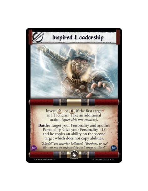 Inspired Leadership FOIL  - Invest&nbsp;2, or [0] if the first target is a Tactician: Take an additional action (after this one 