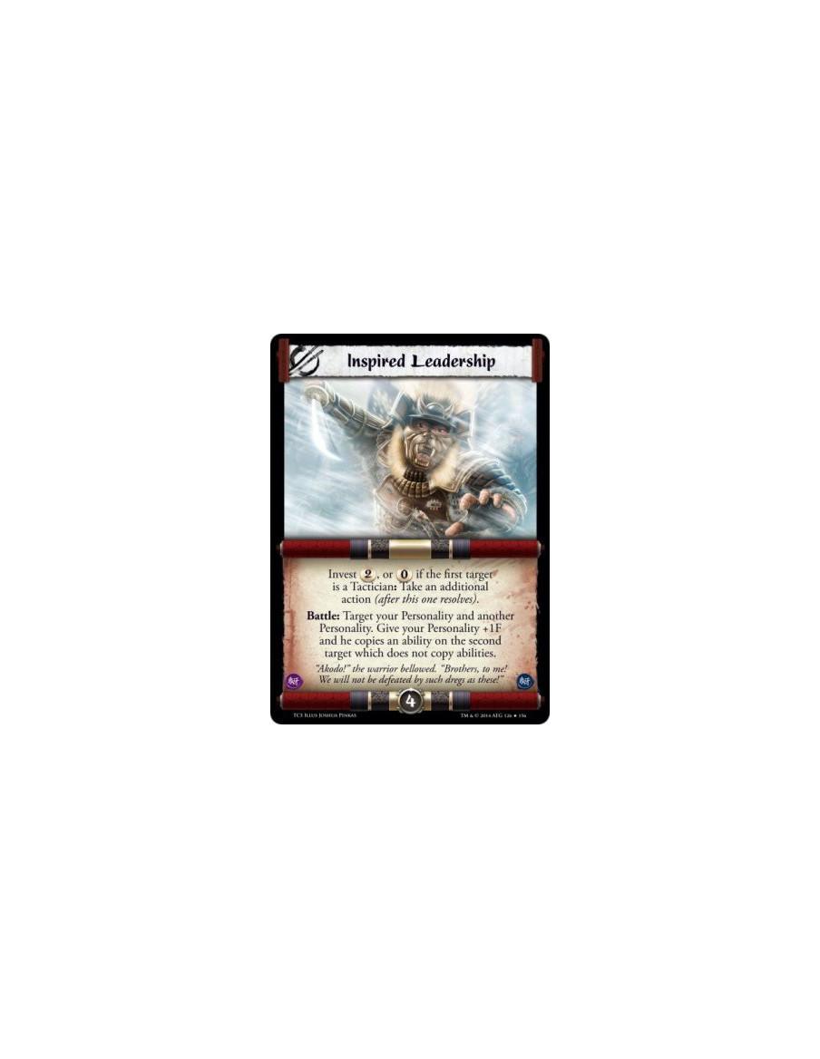 Inspired Leadership FOIL  - Invest&nbsp;2, or [0] if the first target is a Tactician: Take an additional action (after this one 