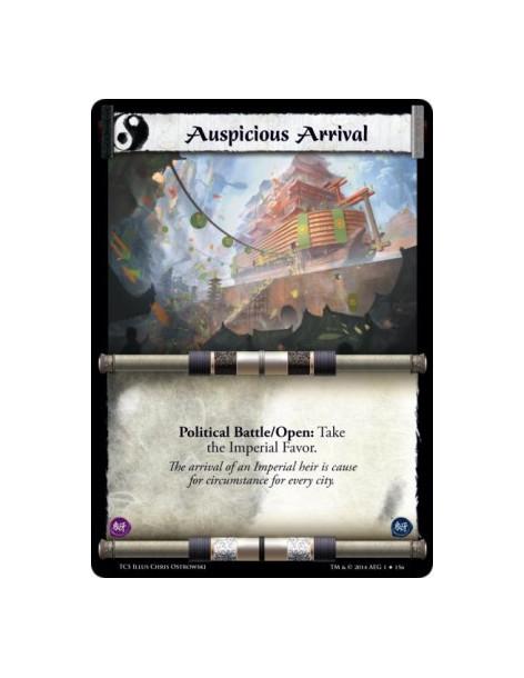 Auspicious Arrival FOIL  - Political Battle/Open: Take the Imperial Favor.