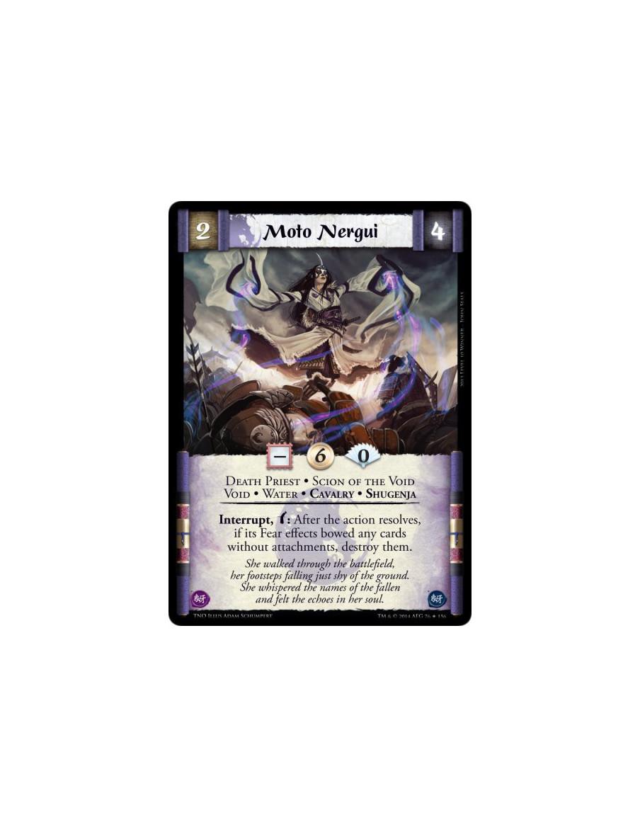 Moto Nergui  - Death Priest • Scion of the Void • Void • Water • Cavalry • ShugenjaInterrupt, Bow: After the action resolves, if