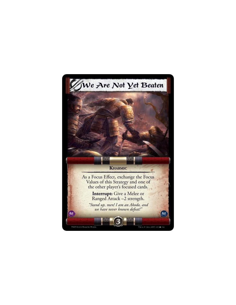 We Are Not Yet Beaten  - KharmicAs a Focus Effect, exchange the Focus Values of this Strategy and one of the other player's focu