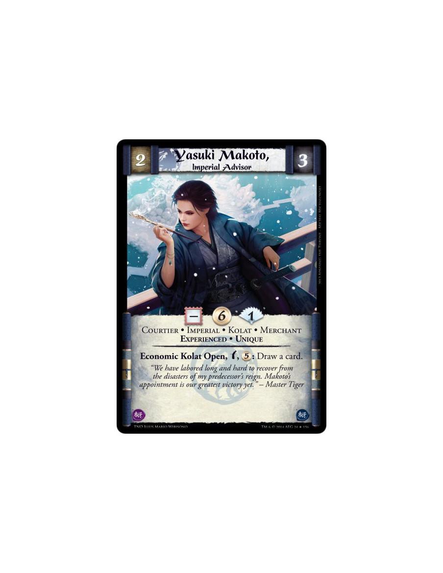 Yasuki Makoto, Imperial Advisor FOIL  - Courtier • Imperial • Kolat • Merchant • Experienced • UniqueEconomic Kolat Open, Bow, 5