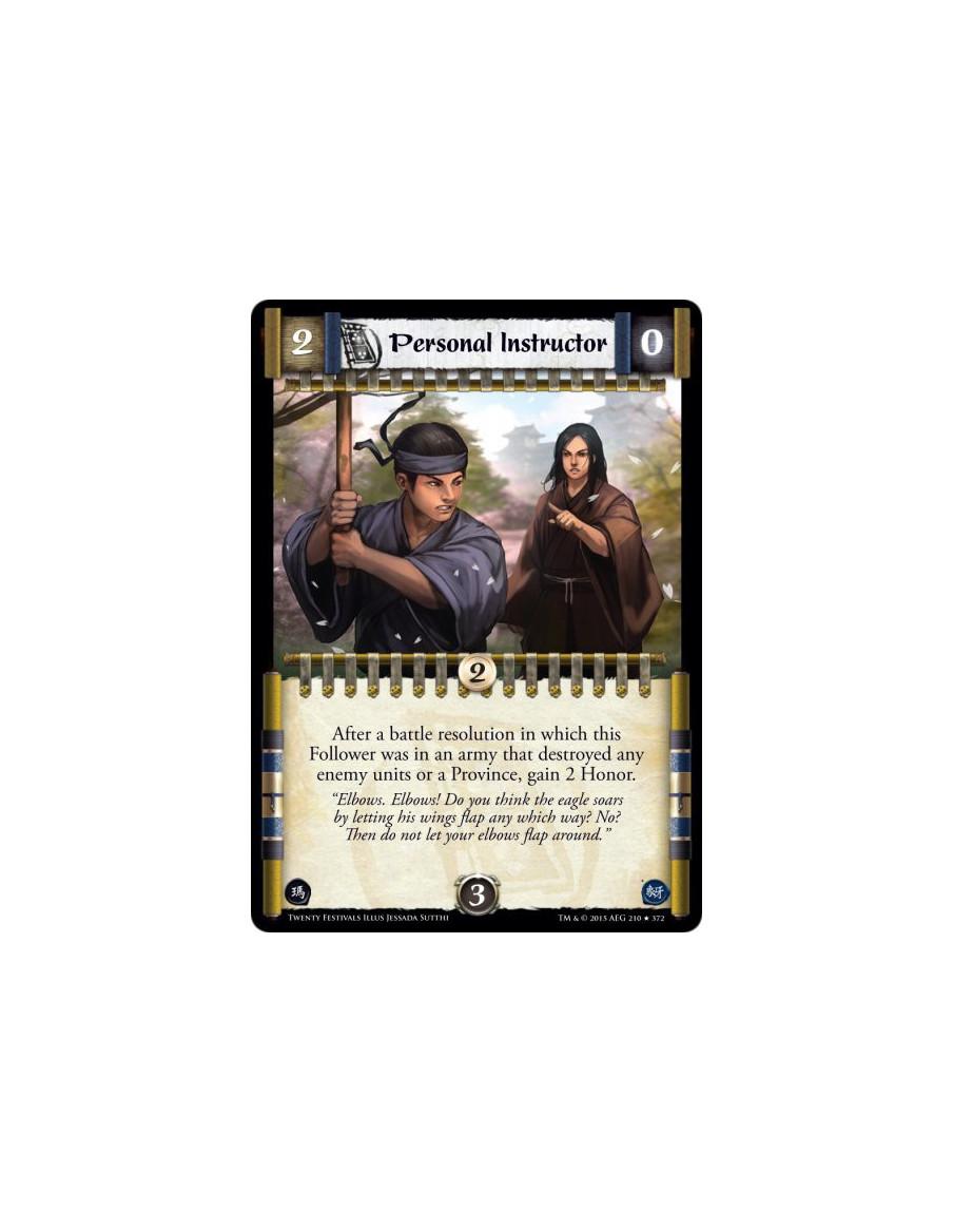 Personal Instructor  -       After a battle resolution in which this Follower was in an army that destroyed any enemy units or a