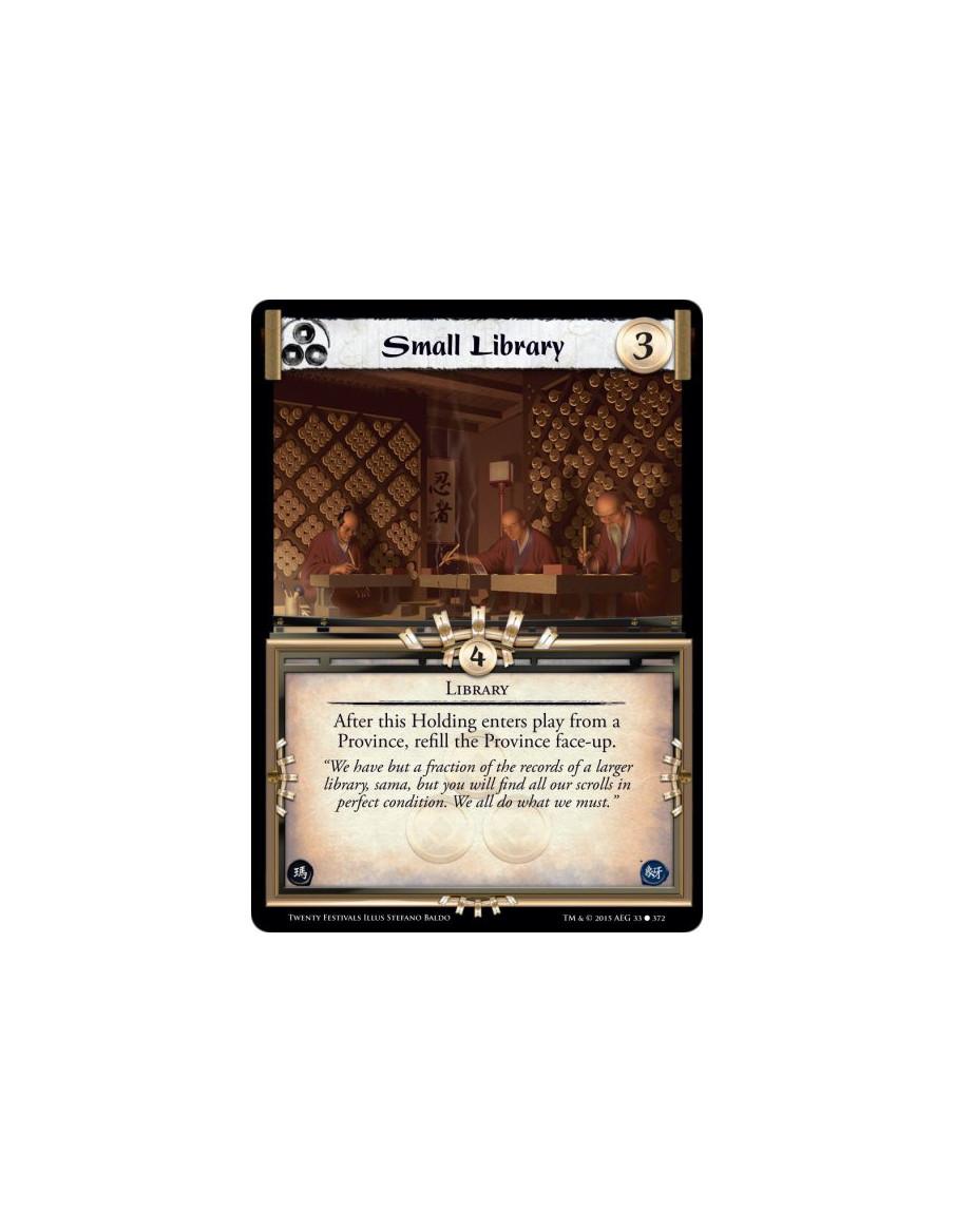 Small Library  - LibraryAfter this Holding enters play from a Province, refill the Province face-up.