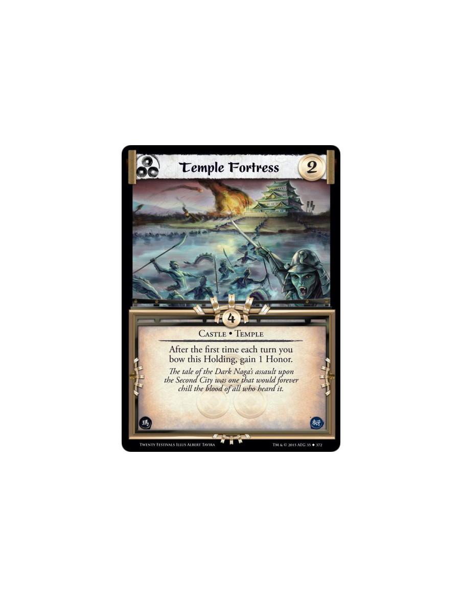 Temple Fortress  - Temple • Castle After the first time each turn you bow this Holding, gain 1 Honor.
