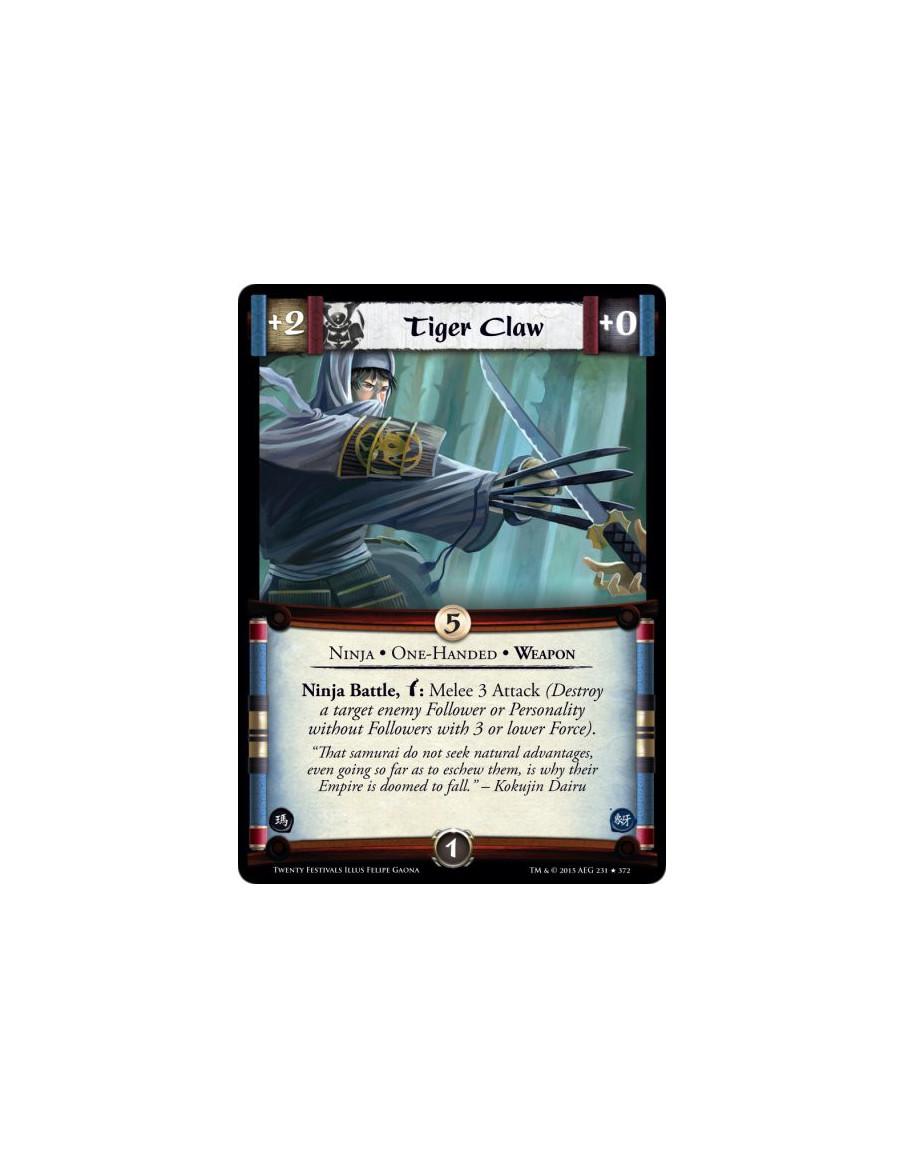 Tiger Claw FOIL  - One-Handed • Weapon • NinjaNinja Battle, w: Melee 3 Attack (Destroy a target enemy Follower or Personality wi