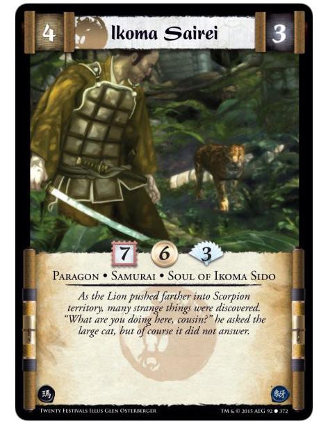 Ikoma Sairei  - Paragon • Samurai • Soul of Ikoma Sido      &nbsp;
