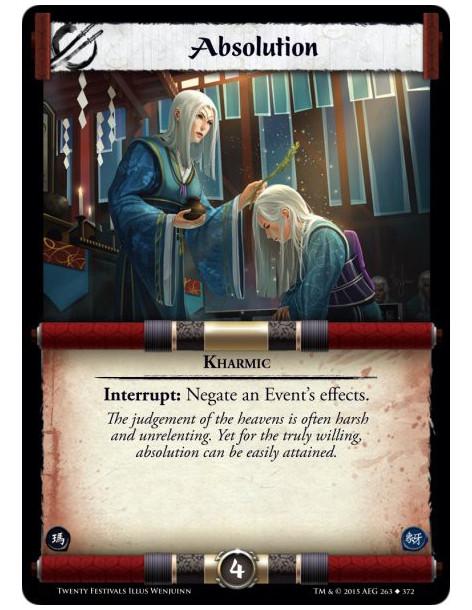 Absolution  - KharmicInterrupt: Negate an Event's effects.
