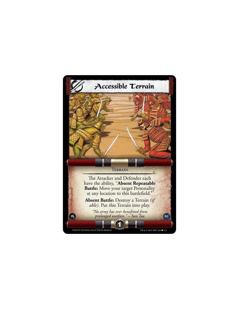 Accessible Terrain  - TerrainThe Attacker and Defender each have the ability, "Absent Repeatable Battle: Move your target Person