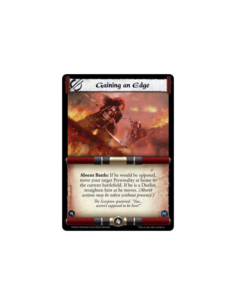 Gaining an Edge  -   Absent Battle: If he would be opposed, move your target Personality at home to the current battlefield. If 